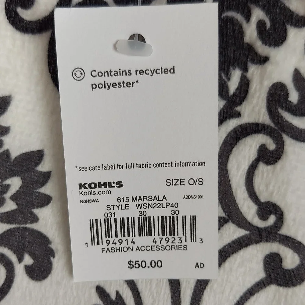 NWT SONOMA ZUMO GEO TACKED RUANA (CORAL & YELLOW / OS)